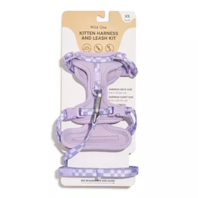 Wild One Kitten & Cat Harness & Leash Kit, Color and Size Vary - Image 6