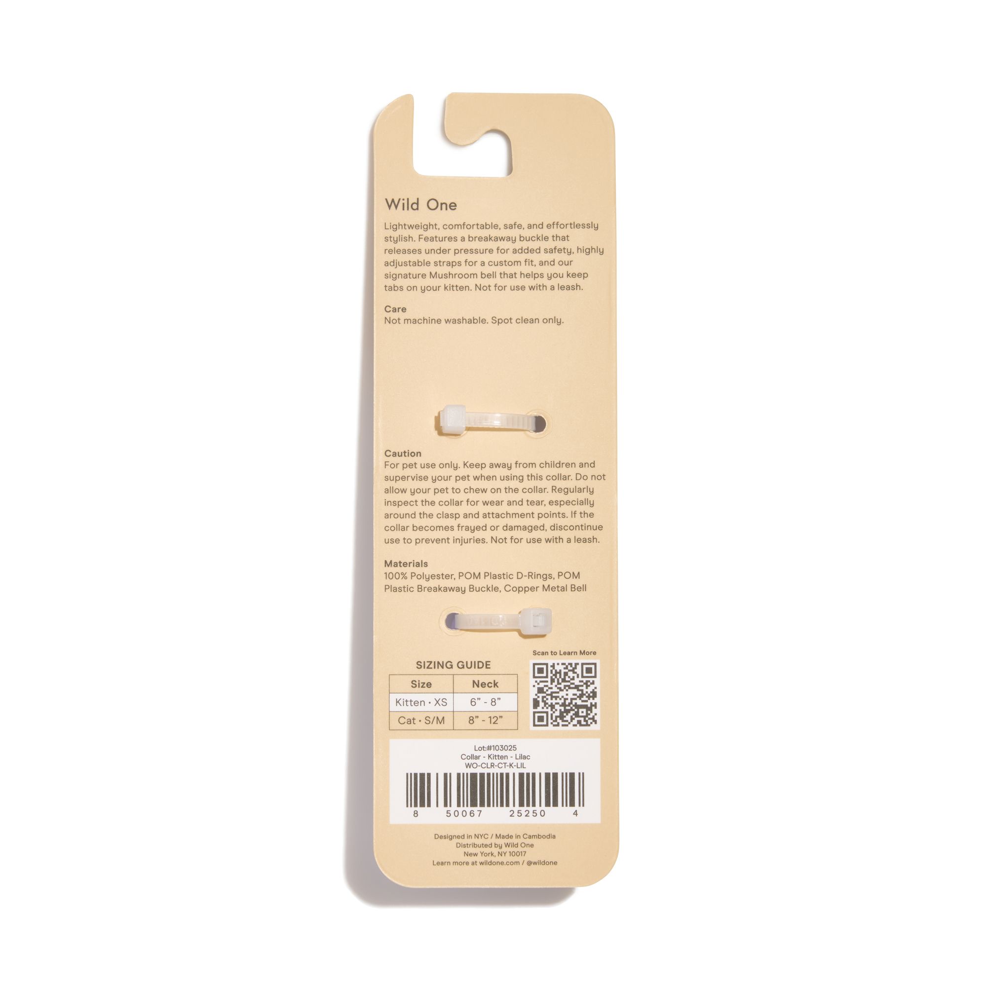 Wild One Breakaway Cat Collar Bubble Gum - thumbnail 6
