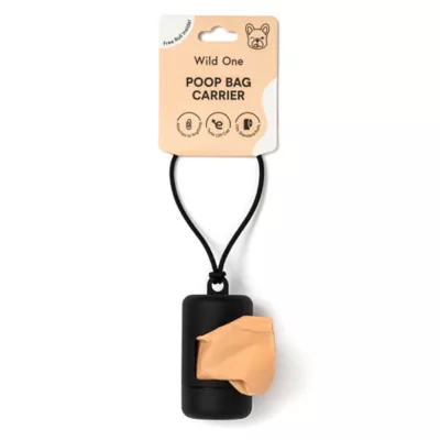 Wild One Dog Poop Bag Carrier, Waste Bag Carrier, Includes 1 Roll  of Poop Bags, Colors Vary - Image 4