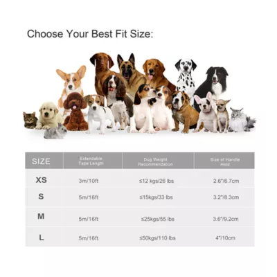 FIDA Stylish Retractible Dog Leash Color & Size Vary - Image 6