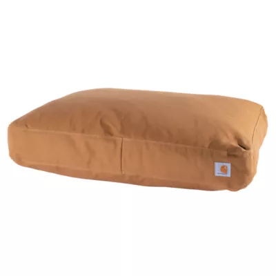 Carhartt® Firm Duck Dog Bed with Removable Cover - Image 1