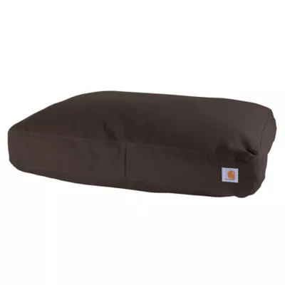Carhartt® Firm Duck Dog Bed with Removable Cover - Image 1
