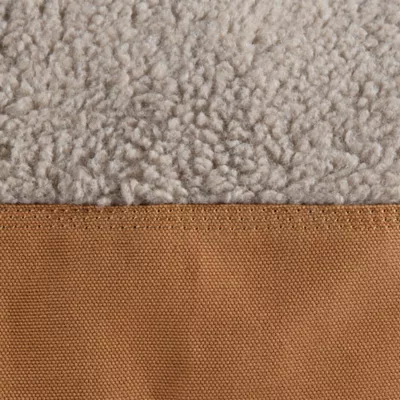 Carhartt® Firm Duck Sherpa Top Dog Bed with Removable Cover - Image 3