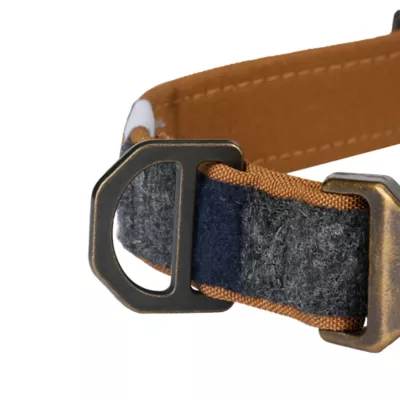 Carhartt® Adjustable Blanket Stripe Dog Collar with Reflective Stitching - Image 2