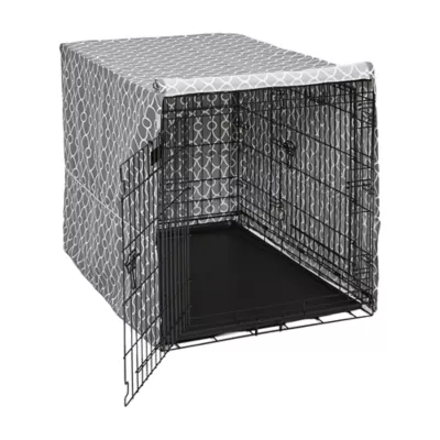 MidWest Homes for Pets QuietTime Defender Covella Crate Cover, Gray - Image 1