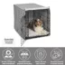 MidWest Homes for Pets QuietTime Defender Covella Crate Cover, Gray image thumbnail 2