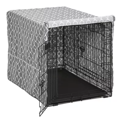 MidWest Homes for Pets QuietTime Defender Covella Crate Cover, Gray - Image 2