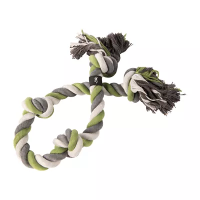 Browning® Rugged Rope Dog Toy Military Green Medium - Image 1