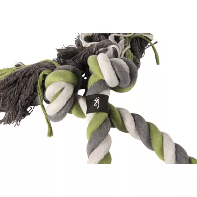 Browning® Rugged Rope Dog Toy Military Green Medium - Image 3