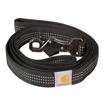 Carhartt® Nylon Dual Handle Dog Leash with Reflective Stitching - Image 1