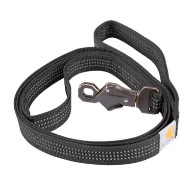 Carhartt® Nylon Dual Handle Dog Leash with Reflective Stitching - Image 2