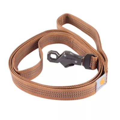 Carhartt® Nylon Dual Handle Dog Leash with Reflective Stitching - Image 2