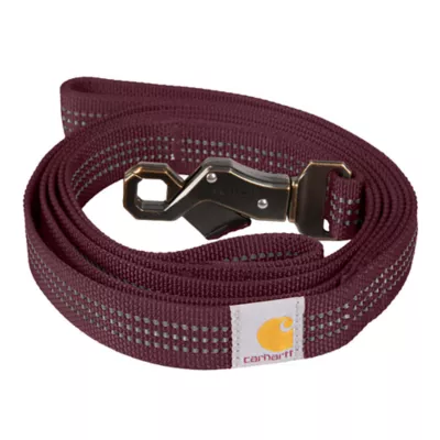 Carhartt® Nylon Dual Handle Dog Leash with Reflective Stitching - Image 1