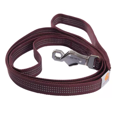 Carhartt® Nylon Dual Handle Dog Leash with Reflective Stitching - Image 2