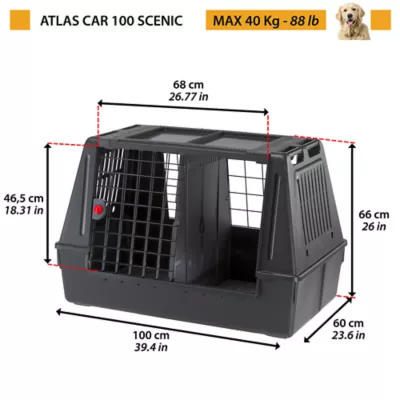 MidWest Homes for Pets Atlas Scenic SUV Double Door Dog Crate - Image 2