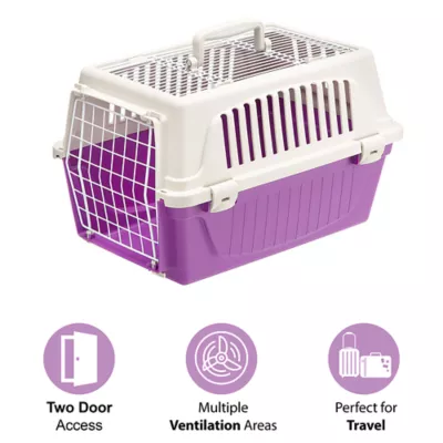MidWest Homes for Pets Atlas Two Door Travel Carrier For Small Cats & Dogs- 19 Inch - Image 2