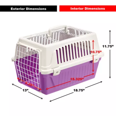 MidWest Homes for Pets Atlas Two Door Travel Carrier For Small Cats & Dogs- 19 Inch - Image 4