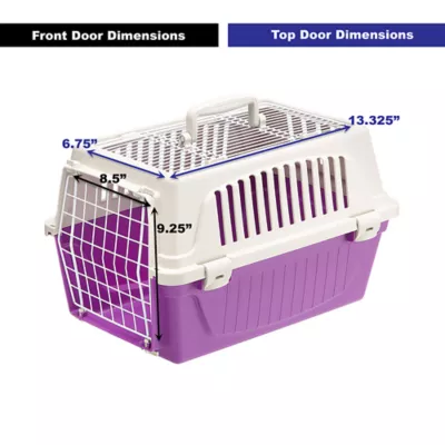 MidWest Homes for Pets Atlas Two Door Travel Carrier For Small Cats & Dogs- 19 Inch - Image 5