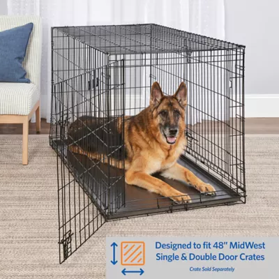MidWest Homes for Pets Powder Coated Steel Crate Pan for Dogs - Image 3