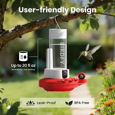 Birdfy Hummingbird Solar Powered Outdoor Feeder - Lifetime AI Camera - Image 7