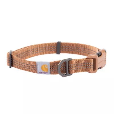 Carhartt® Adjustable Nylon Dog Collar with Reflective Stitching - Image 1