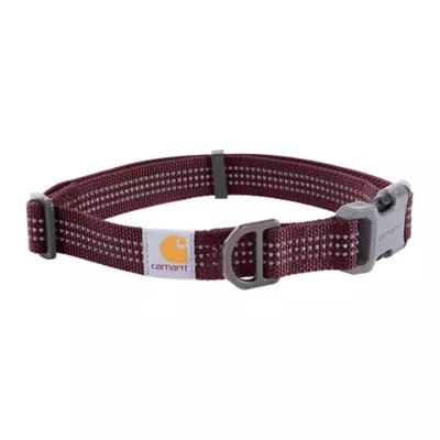 Carhartt® Adjustable Nylon Dog Collar with Reflective Stitching - Image 1