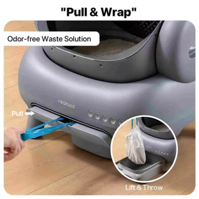 Neakasa M1 Plus Open Top Self-Cleaning Litter Box W/ Smart App Monitering For Lg or Multi-Cat Homes - Image 4