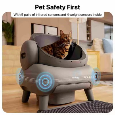 Neakasa M1 Plus Open Top Self-Cleaning Litter Box W/ Smart App Monitering For Lg or Multi-Cat Homes - Image 6