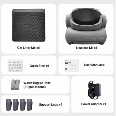 Neakasa M1 Plus Open Top Self-Cleaning Litter Box W/ Smart App Monitering For Lg or Multi-Cat Homes - Image 8