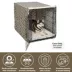 MidWest Homes for Pets QuietTime Defender Covella Crate Cover, Brown image thumbnail 2