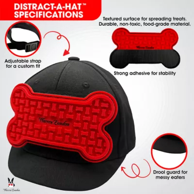 Warren London Distract-A-Hat™ W/ Adhesive Lick Pad, Includes Spread & Cleaning Tool - Image 2