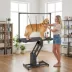 PawHut 43"W Hydraulic Dog Grooming Table, Z-Lift Height Adjustable Pet Grooming Table with Non-Slip image thumbnail 2