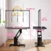 PawHut 43"W Hydraulic Dog Grooming Table, Z-Lift Height Adjustable Pet Grooming Table with Non-Slip image thumbnail 3