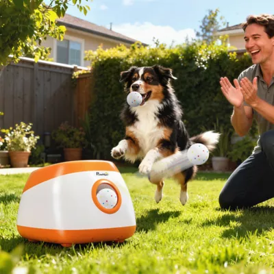 PawHut Automatic Dog Ball Launcher - Image 2