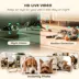 PawHut Automatic Cat Feeder for 2 Cats with HD Camera,2.4G & 5G WiFi Pet Food Dispenser 6L APP Cntrl image thumbnail 5