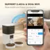 PawHut Automatic Cat Feeder for 2 Cats with HD Camera,2.4G & 5G WiFi Pet Food Dispenser 6L APP Cntrl image thumbnail 7