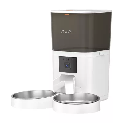 PawHut Automatic Cat Feeder for 2 Cats, 2.4G WiFi Pet Food Dispenser 6L APP Contrl - Image 1