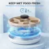 PawHut Automatic Feeder for Dry/Wet Food, Timed Cat/Dog Food Dispenser with 6 Trays, 1 Ice pack image thumbnail 5