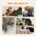 PawHut Cat Tree, Small Cat Tower with Perch, Scratching Post, Cat Condo, Leopard Print image thumbnail 6