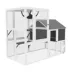 PawHut Catio Outdoor Cat Enclosure, 63" L Large Cat House with 4-Way Adjustable Door, Private House image thumbnail 1