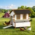 PawHut 43"H Wooden Chicken House with Nesting Box, Slide-out Tray, Ramp image thumbnail 2