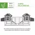 PawHut 123"W Extra Large Chicken Coop, Wooden Poultry House, Rabbit Hutch, Outdoor Run Ramps image thumbnail 4