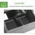 PawHut 123"W Extra Large Chicken Coop, Wooden Poultry House, Rabbit Hutch, Outdoor Run Ramps image thumbnail 6