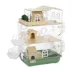 PawHut Large 3 Tiers Acrylic Hamster Habitat with Water Bottles, Running Wheel image thumbnail 1