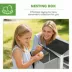 PawHut Wooden Chicken Coop with Nesting Box, Pull-out Metal Tray, for 1-2 Chickens, 36" x 25" x 27" image thumbnail 5