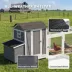 PawHut 118"L Chicken Coop, Large Wooden Hen House with Run, Pull-Out Tray, Waterproof Roof image thumbnail 5