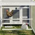 PawHut 118"L Chicken Coop, Large Wooden Hen House with Run, Pull-Out Tray, Waterproof Roof image thumbnail 7
