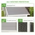 PawHut Chicken Coop with Run, L-Shaped Wooden Chicken House with 2 Houses, Waterproof Roof image thumbnail 6