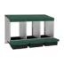 PawHut Chicken Nesting Boxes, 3 Compartment Metal Nesting Boxes for Chicken Coop, Egg Laying Boxes image thumbnail 1