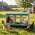 PawHut Chicken Nesting Boxes, 3 Compartment Metal Nesting Boxes for Chicken Coop, Egg Laying Boxes image thumbnail 2